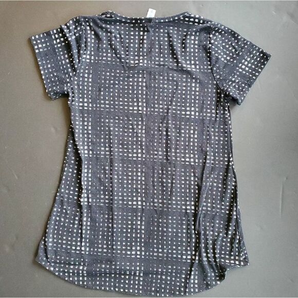 Lularoe black and white checkard shirt - Picture 6 of 8